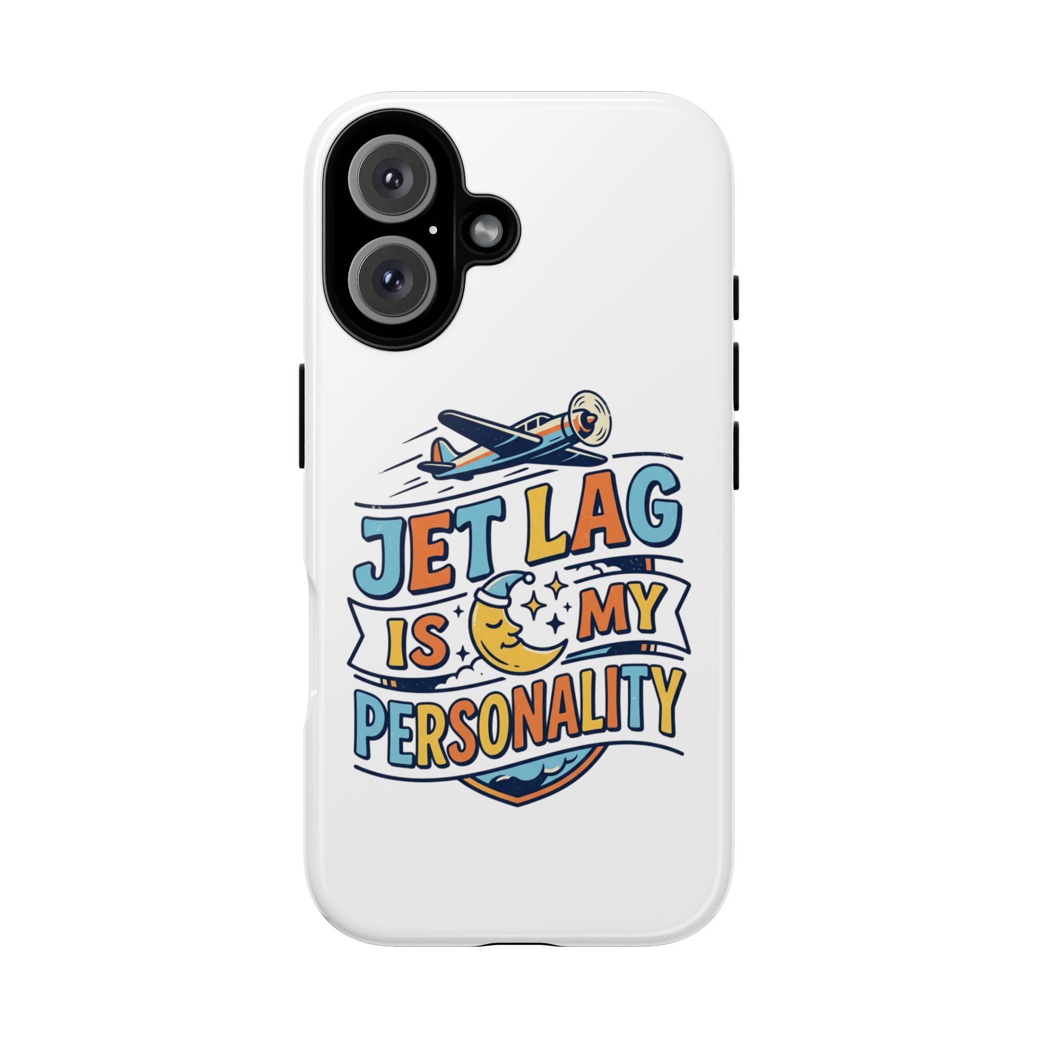 Jet Lag Is My Personality phone case | travel airplane design