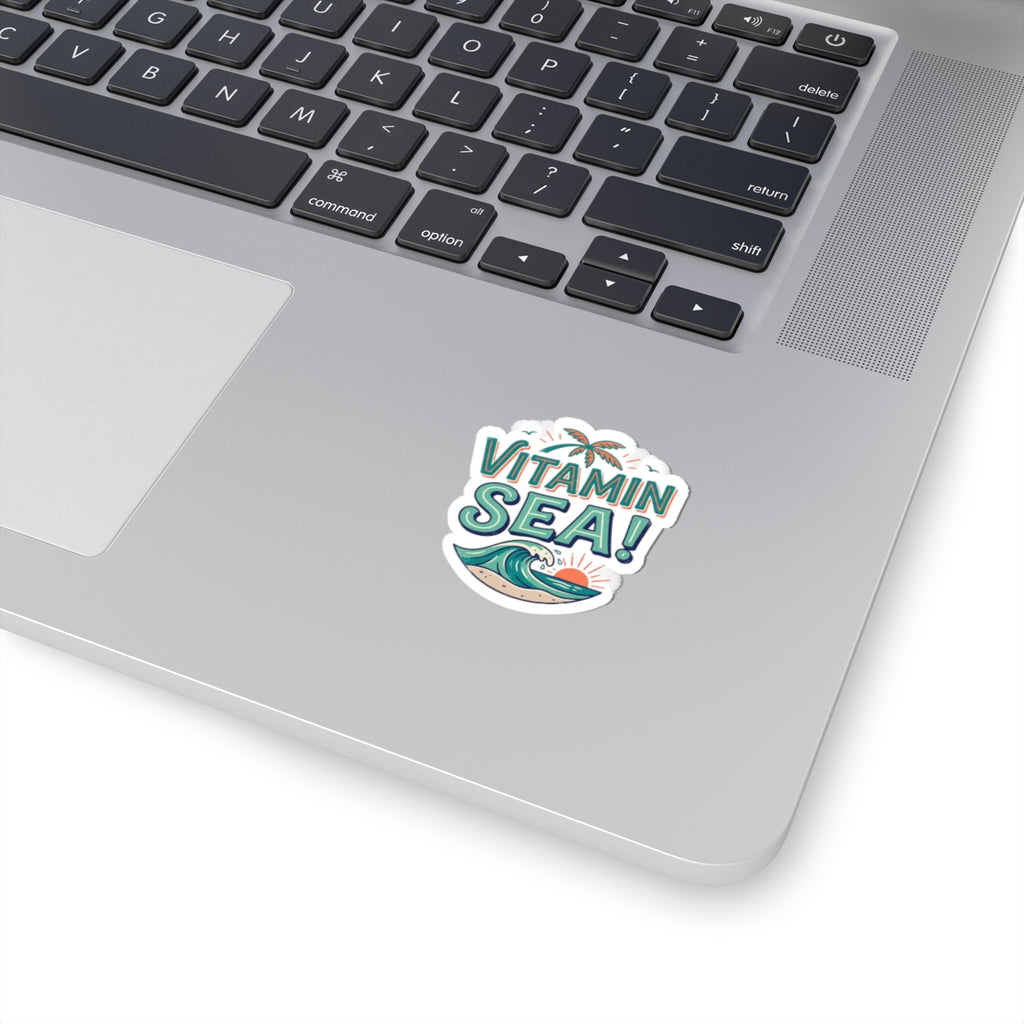 Vitamin Sea Kiss-Cut Sticker – Beach Wave Surf Decal