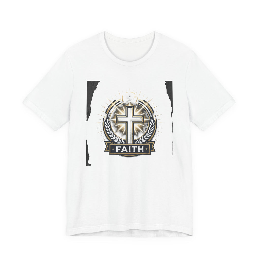 Faith Cross Emblem T-Shirt | Christian Symbol tee