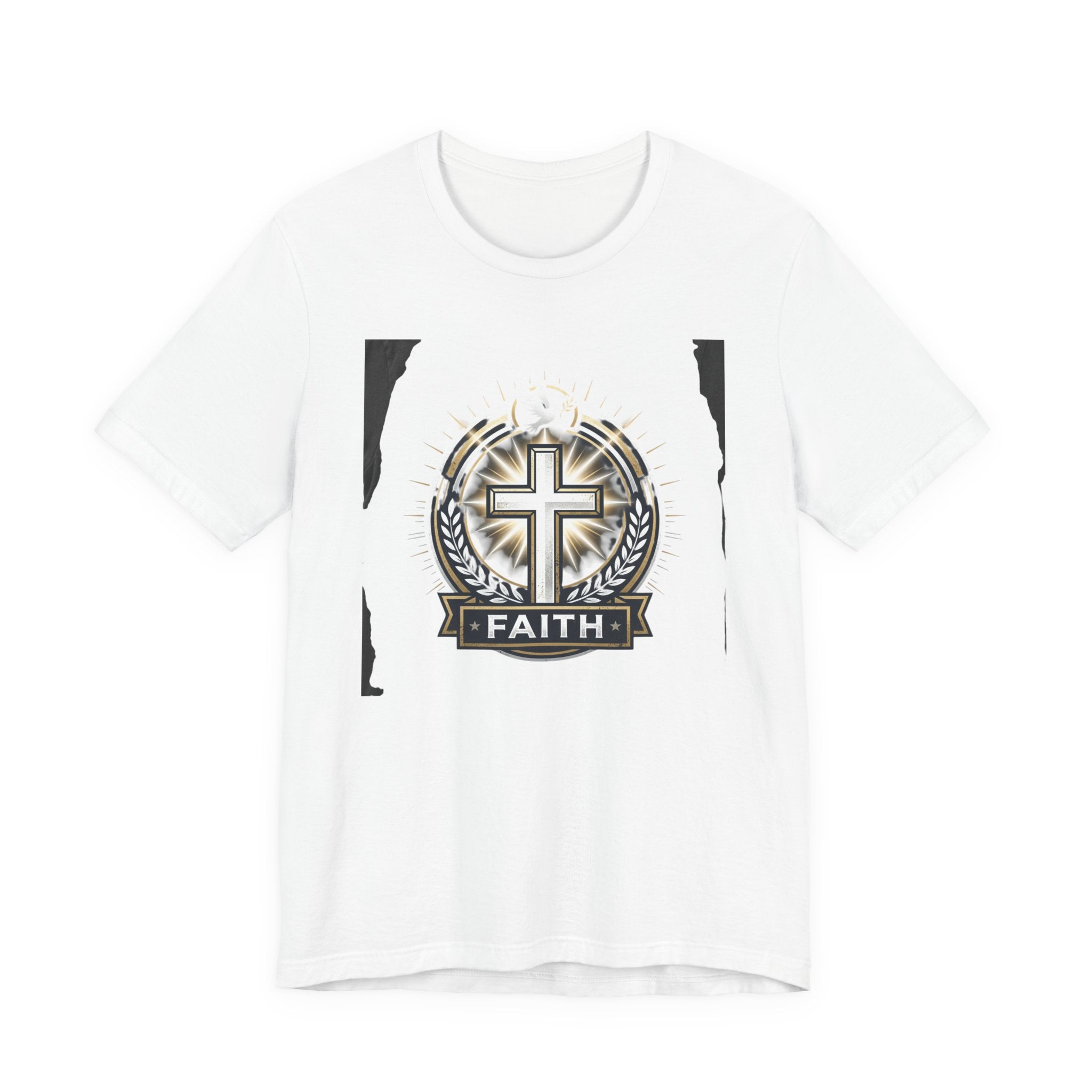 Faith Cross Emblem T-Shirt | Christian Symbol tee