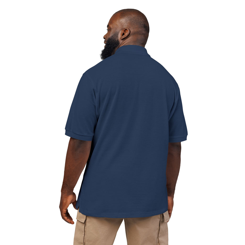 Floral Wreath Embroidered Polo