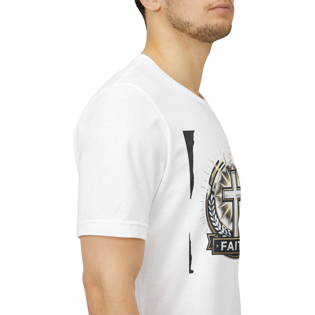 Faith Cross Emblem T-Shirt | Christian Symbol tee