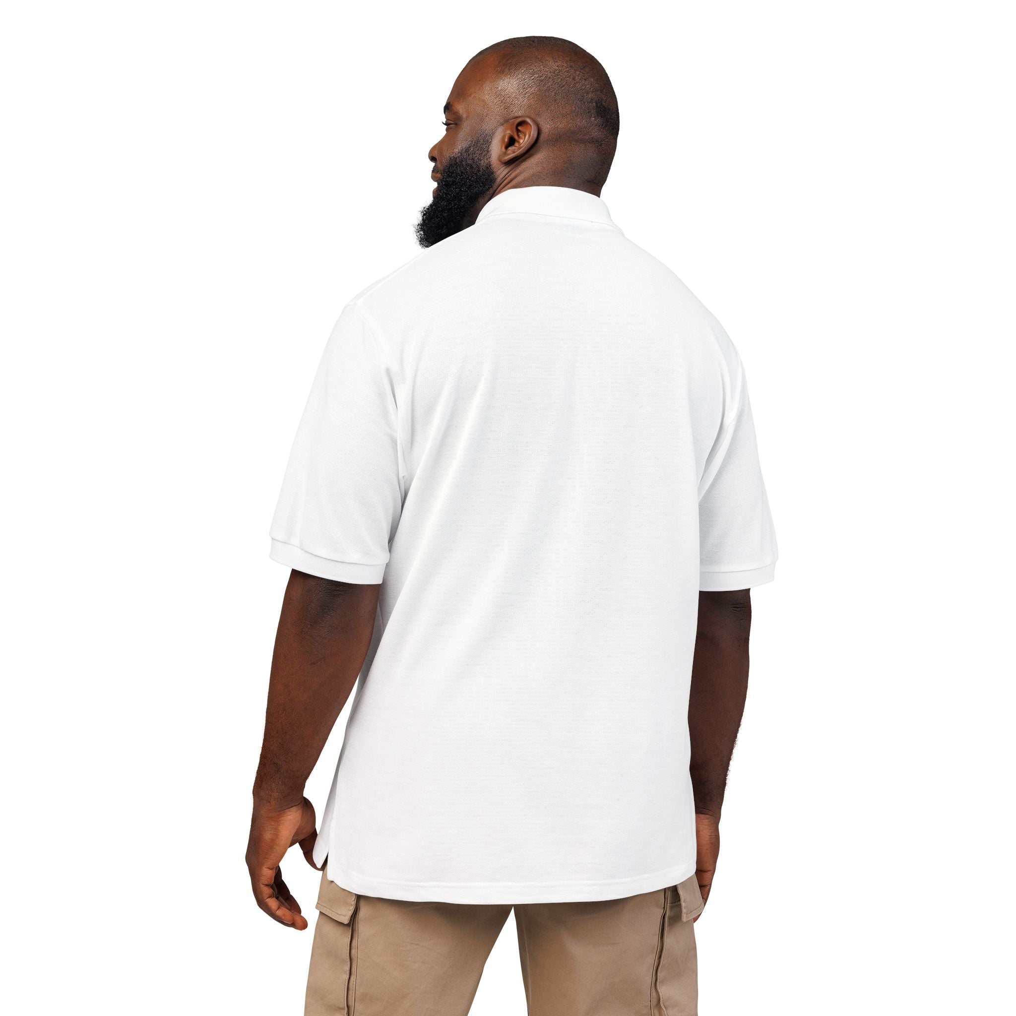 Floral Wreath Embroidered Polo