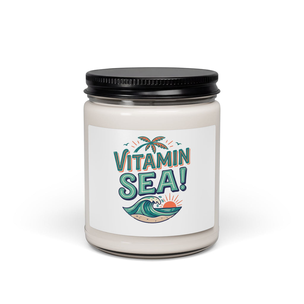 Vitamin Sea! Scented Soy Candle — 9oz Beachy Aromatherapy Jar