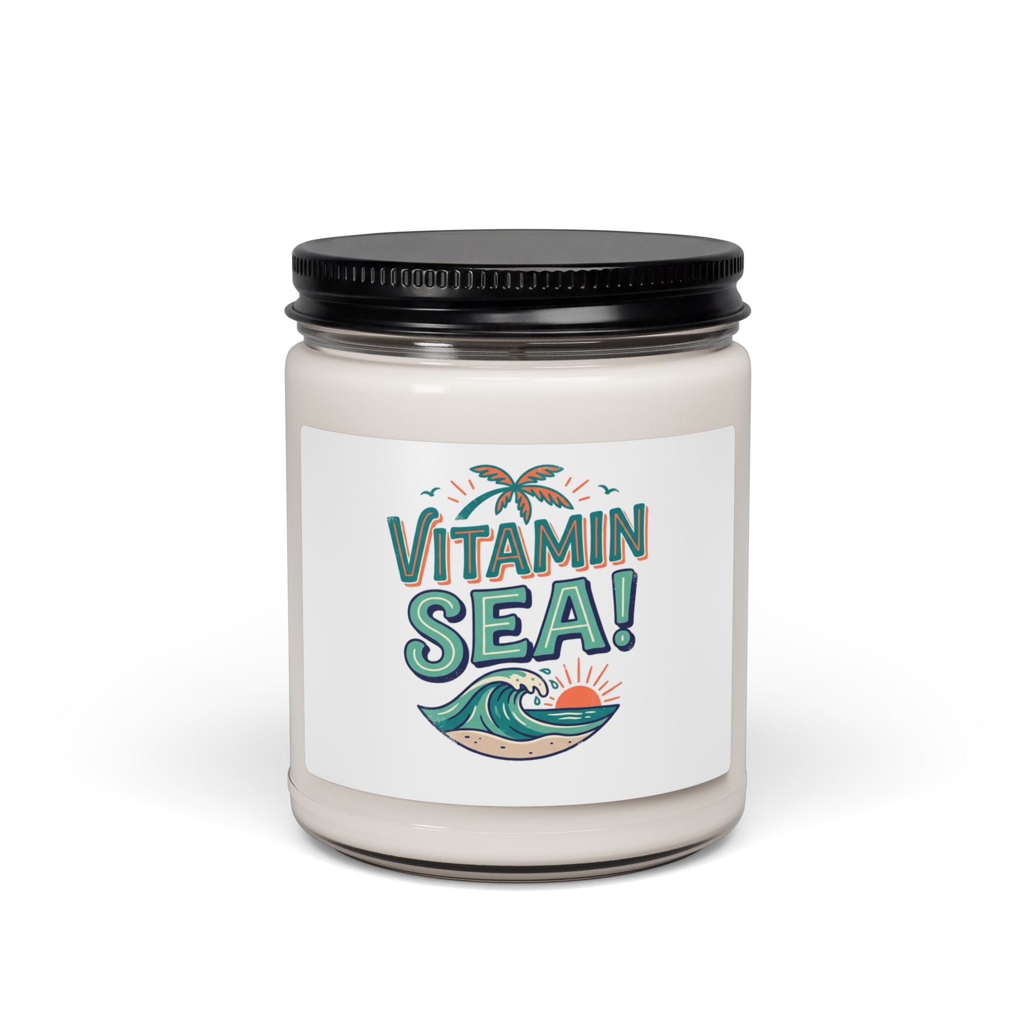 Vitamin Sea! Scented Soy Candle — 9oz Beachy Aromatherapy Jar