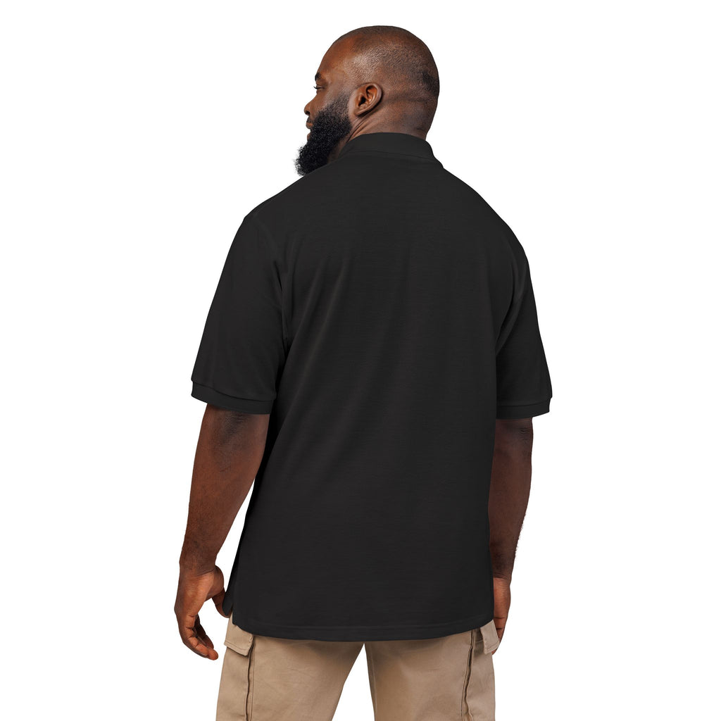 Floral Wreath Embroidered Polo