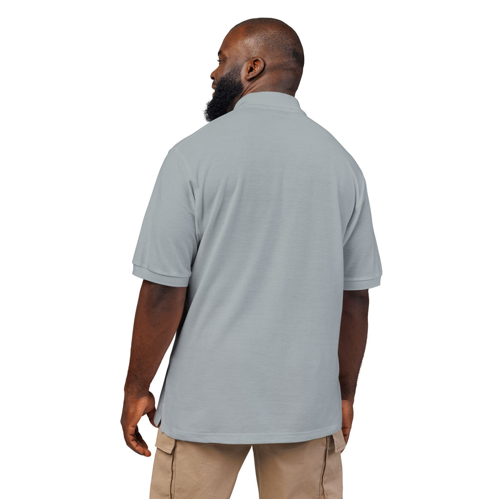 Floral Wreath Embroidered Polo