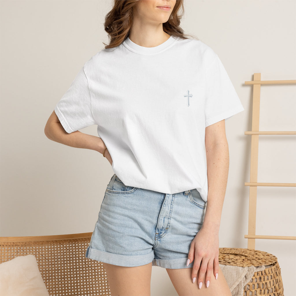 Jesus Rocks T-Shirt | Christian Faith Cross Graphic