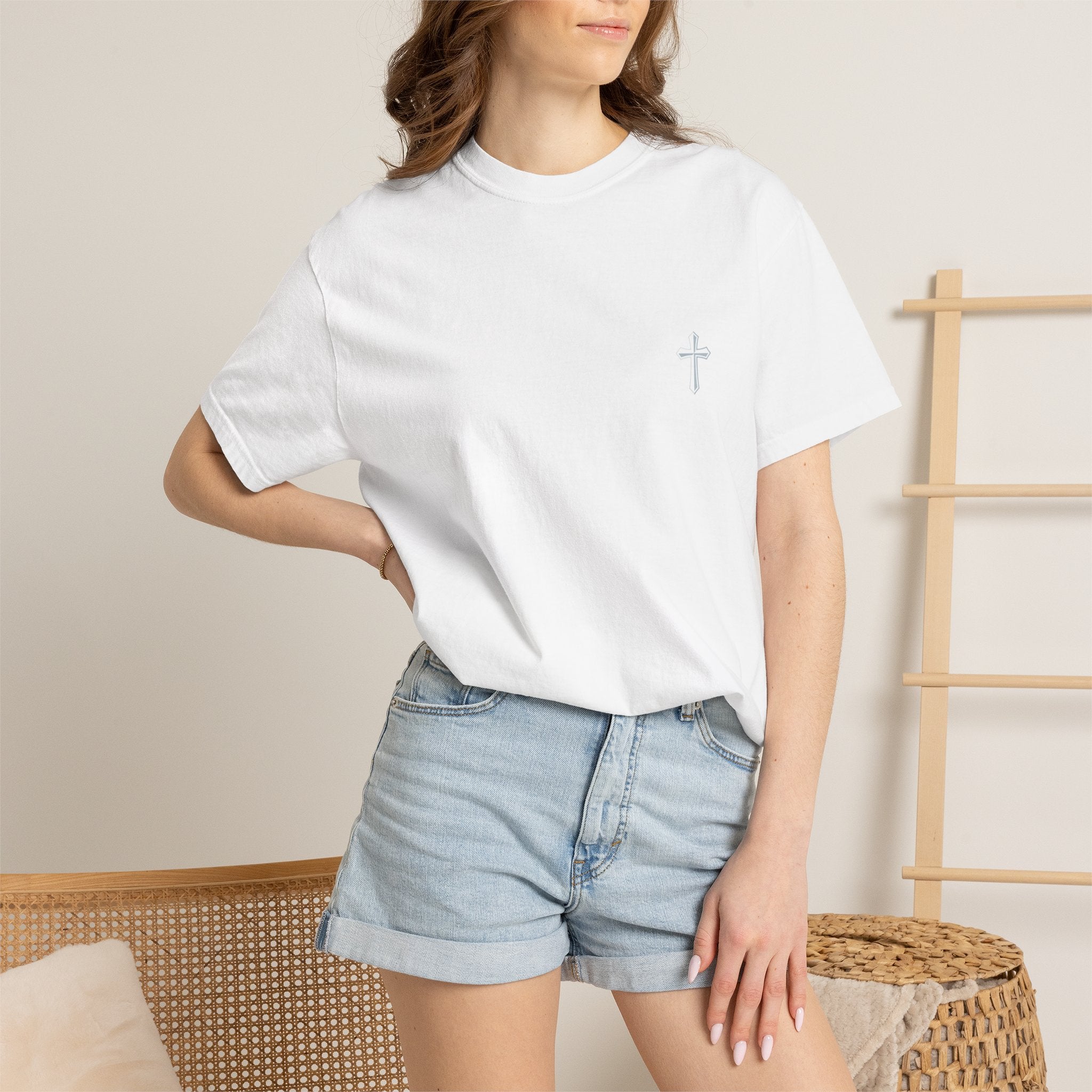Jesus Rocks T-Shirt | Christian Faith Cross Graphic