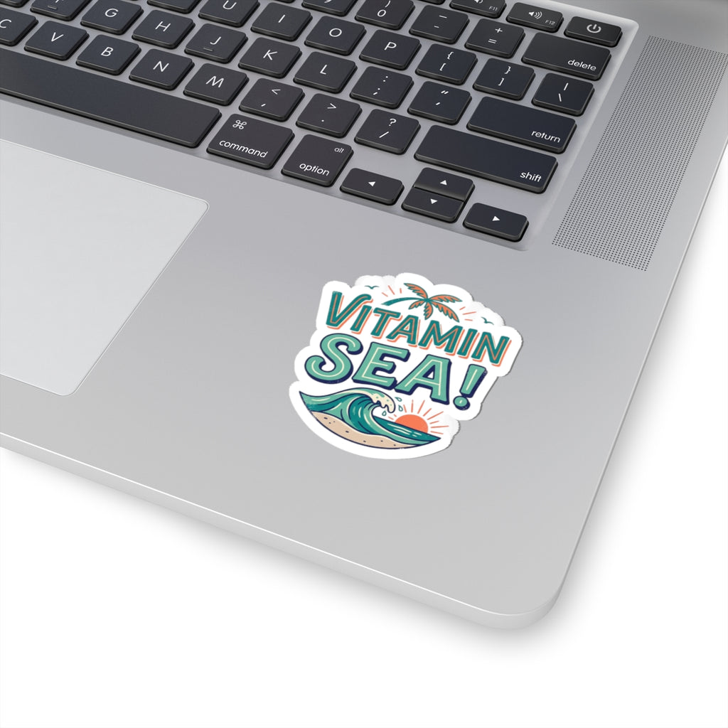 Vitamin Sea Kiss-Cut Sticker – Beach Wave Surf Decal