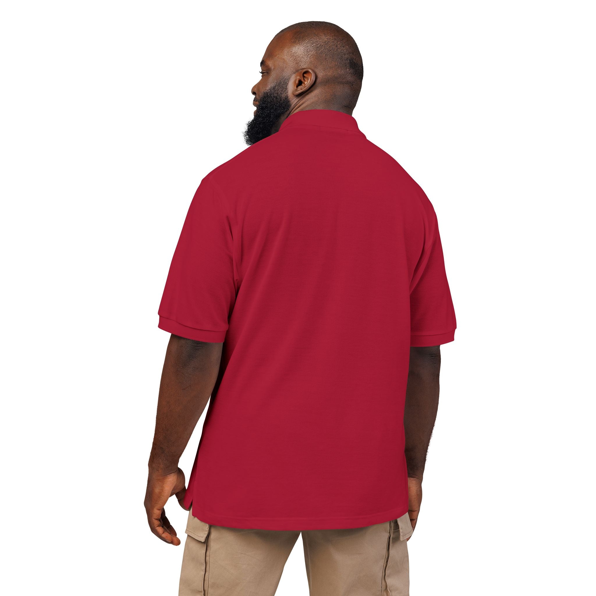 Floral Wreath Embroidered Polo