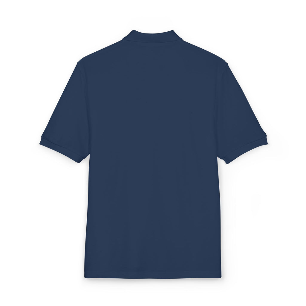 Floral Wreath Embroidered Polo