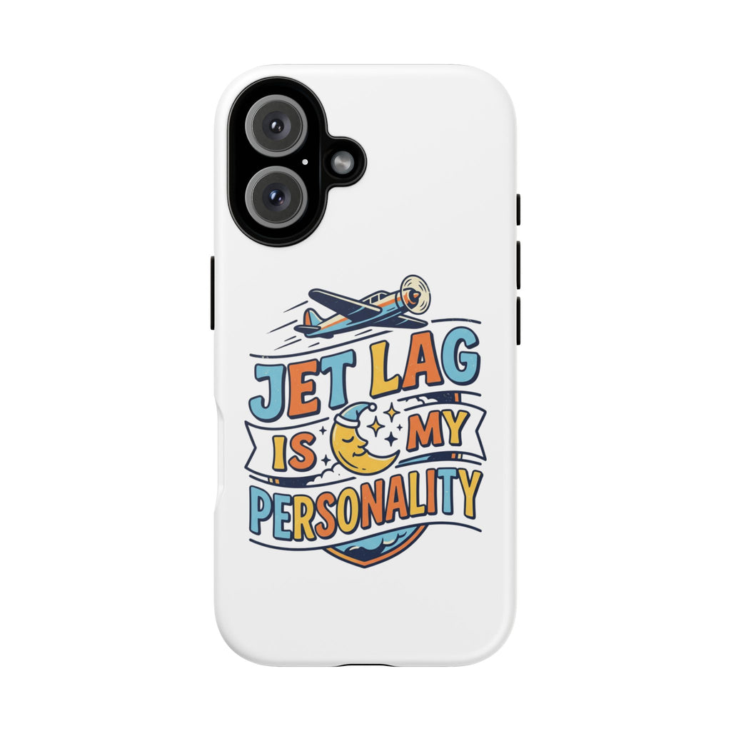 Jet Lag Is My Personality phone case | travel airplane design
