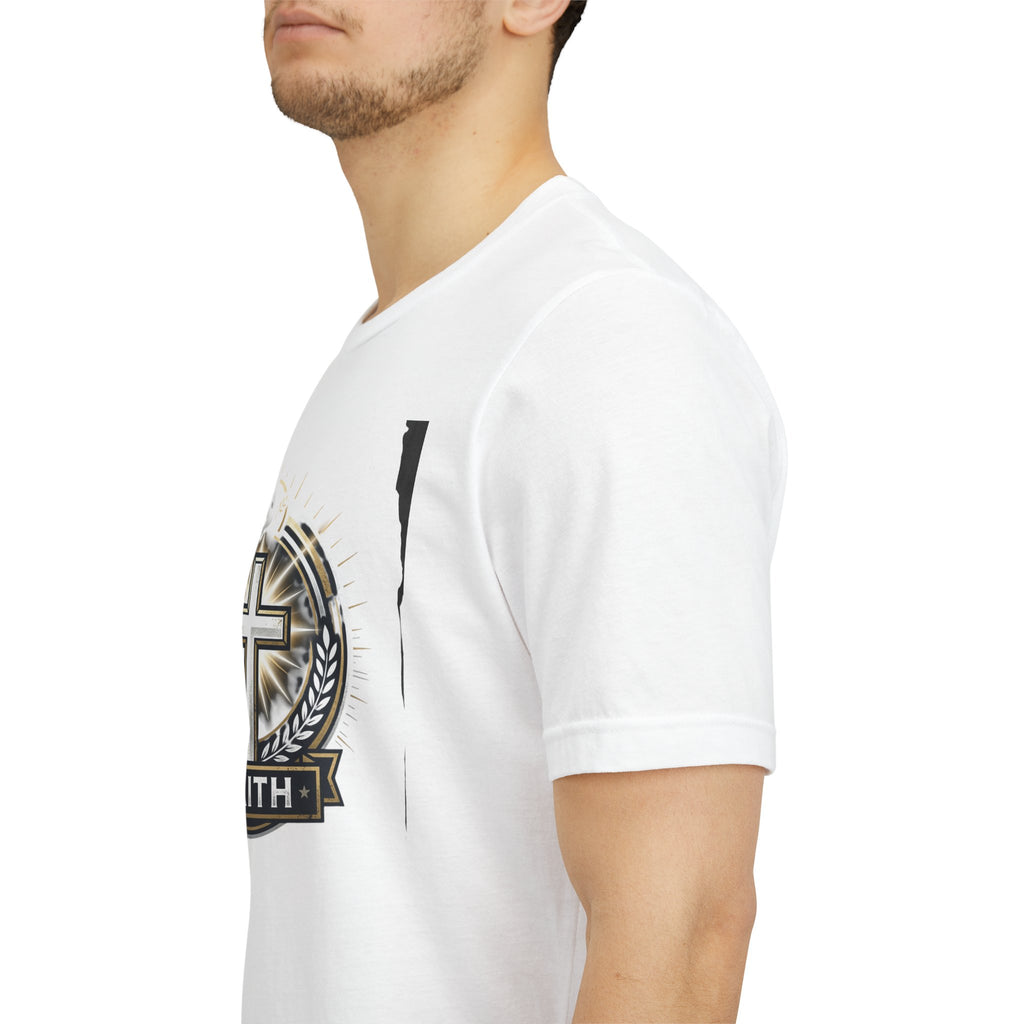 Faith Cross Emblem T-Shirt | Christian Symbol tee