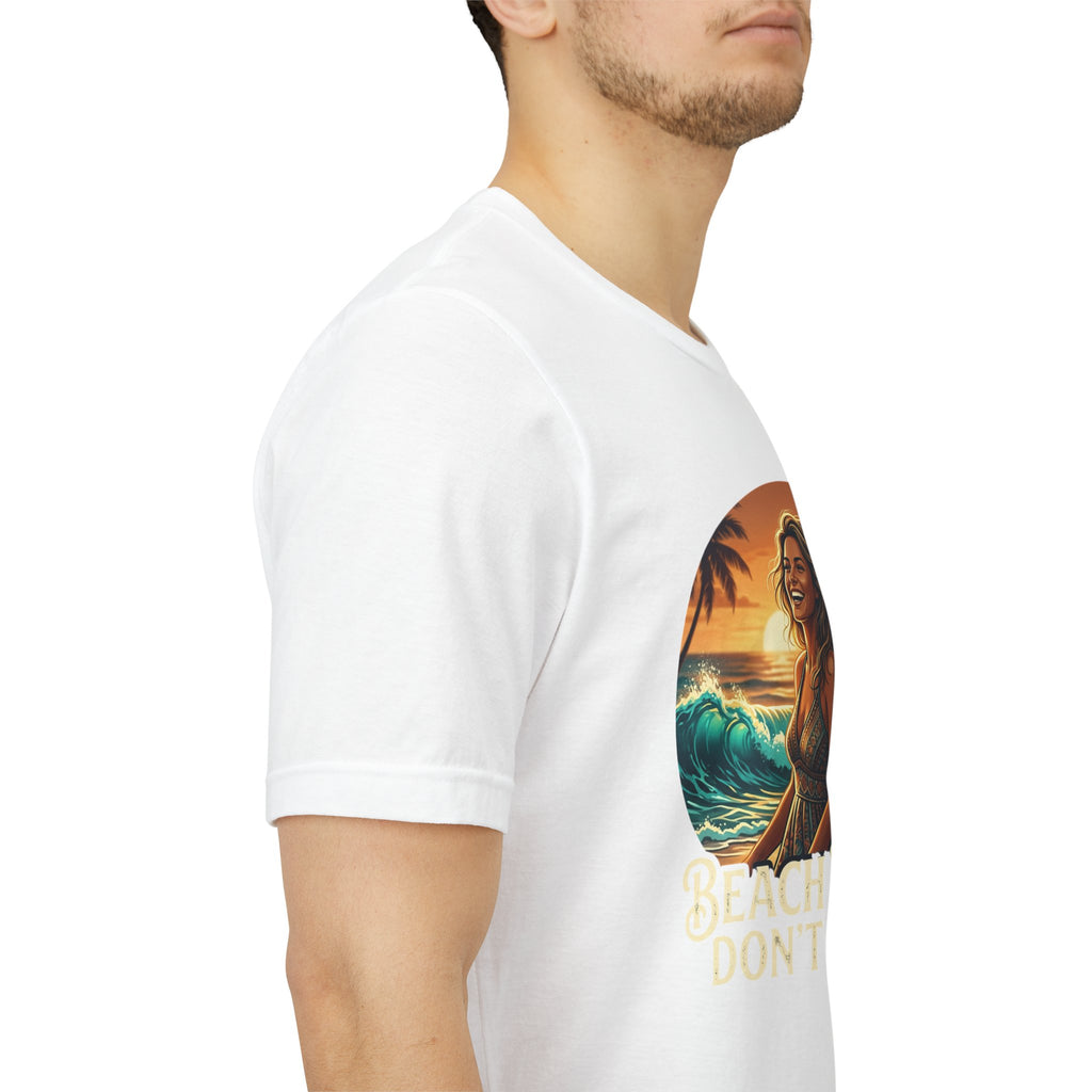 Beach Hair Don’t Care T-Shirt | Surf Sunset Graphic Tee