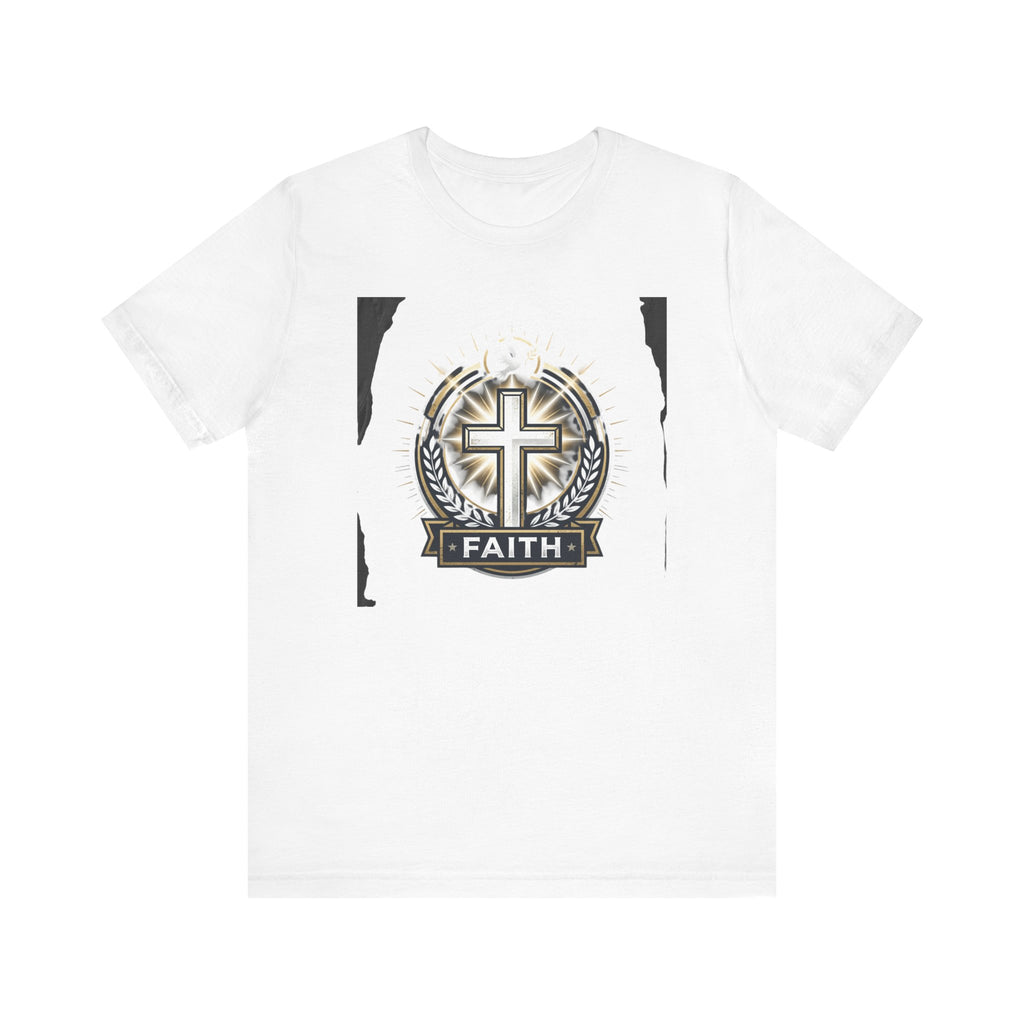Faith Cross Emblem T-Shirt | Christian Symbol tee
