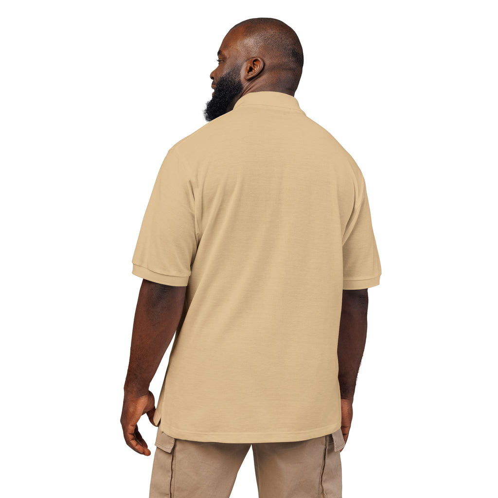 Floral Wreath Embroidered Polo